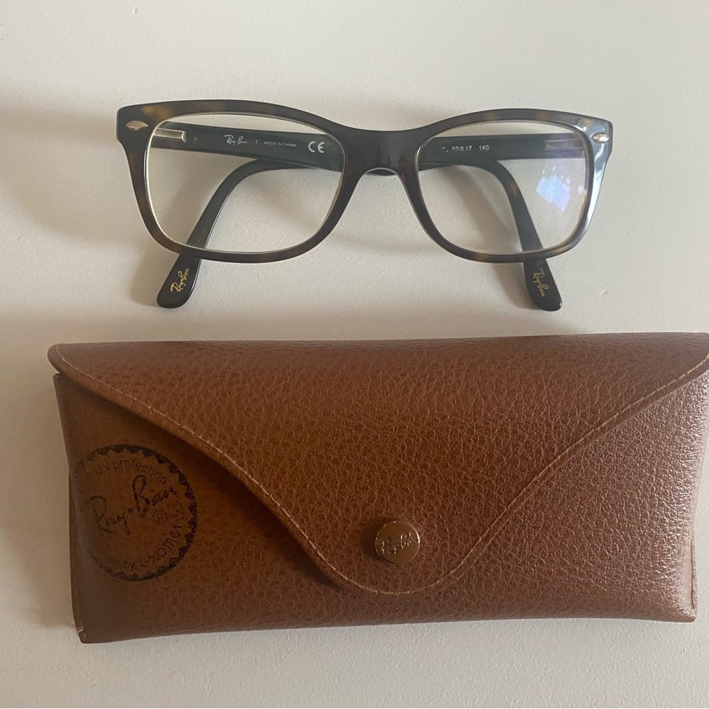 Ray-Ban tort RB5228 Glasses with Brown Case